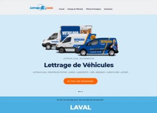 Conception site web Laval - LettrageLaval.com